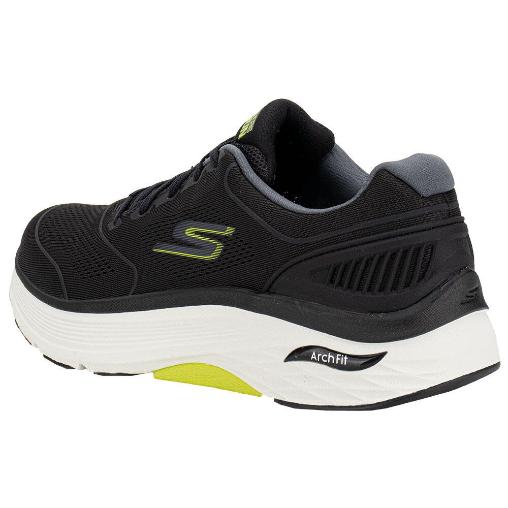 TÊNIS MASCULINO MAX CUSHIONING ARCH FIT SKECHERS 220336 Preto 3