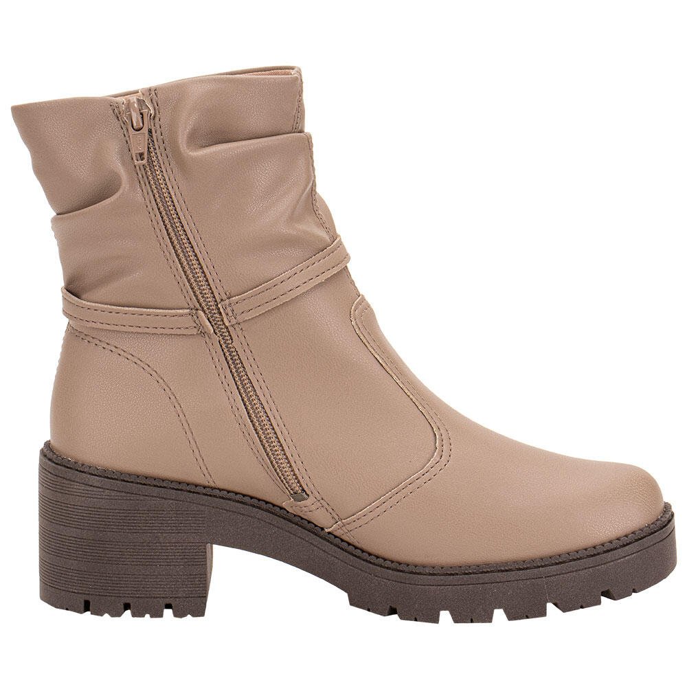BOTA FEMININA CANO BAIXO MISSISSIPI J0772 Bege 5