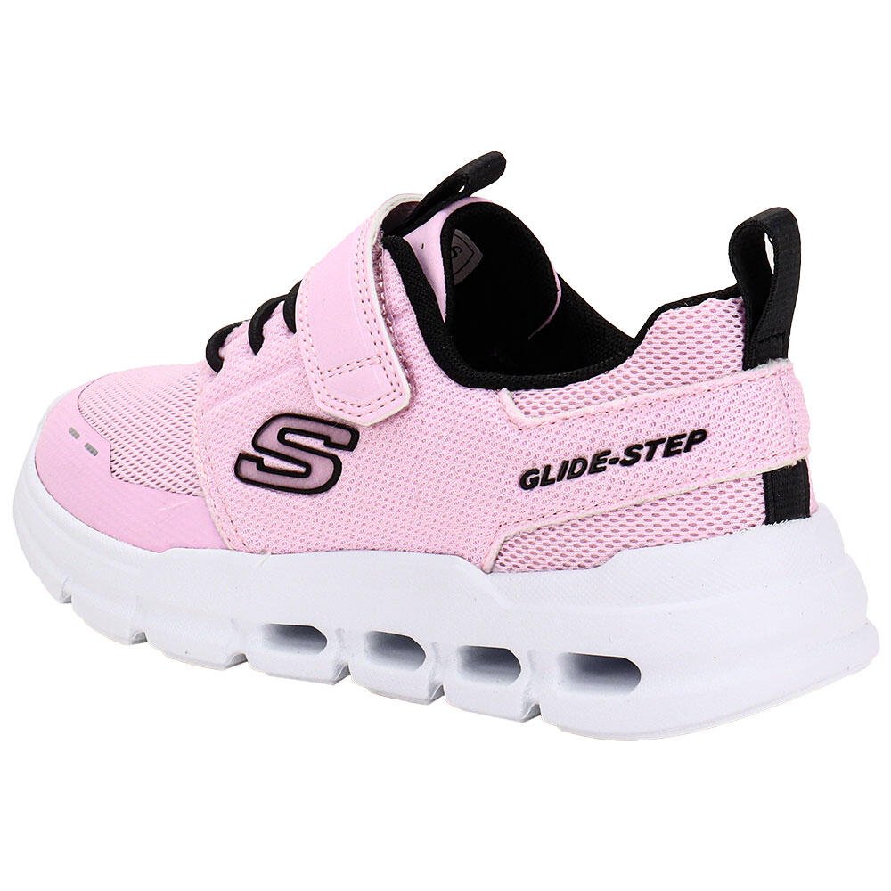 TÊNIS INFANTIL GLIDE STEP FLOW SKECHERS 303677L Rosa 3