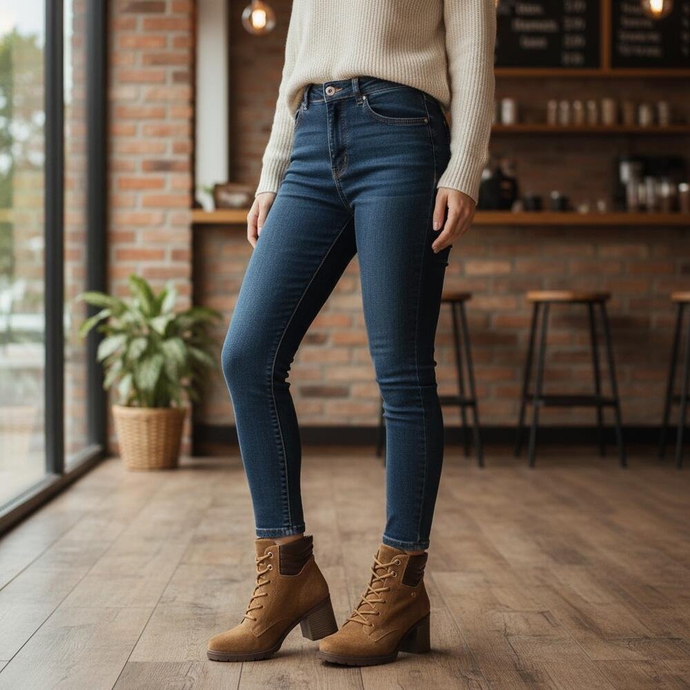 BOTA FEMININA COTURNO DAKOTA D2433 Caramelo 2