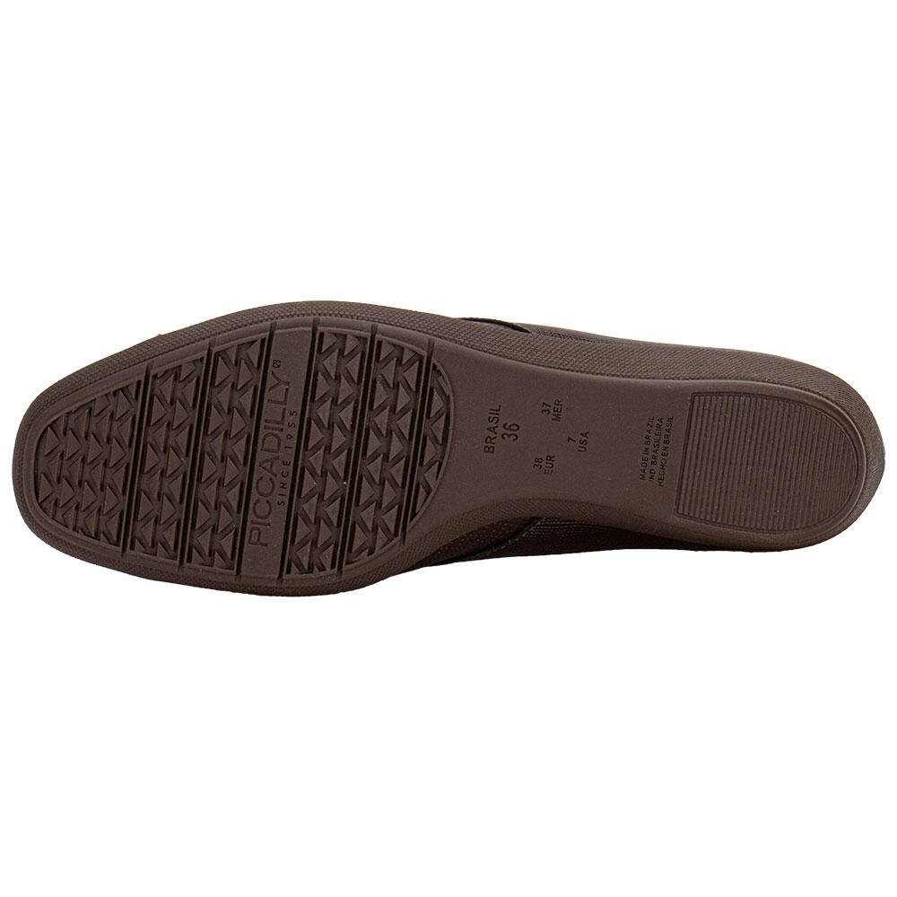 SAPATO FEMININO ANABELA PICCADILLY 143248 Marrom 4