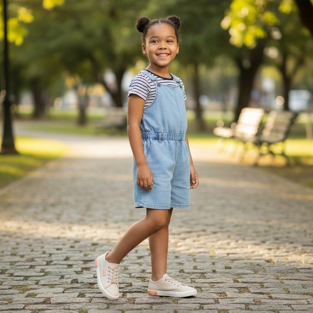 TÊNIS INFANTIL MINI CASEY DIVERSÃO DI2352 Bege 2