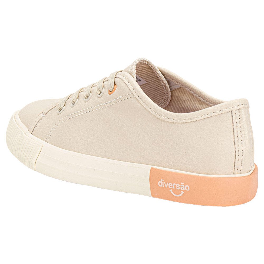 TÊNIS INFANTIL MINI CASEY DIVERSÃO DI2352 Bege 3
