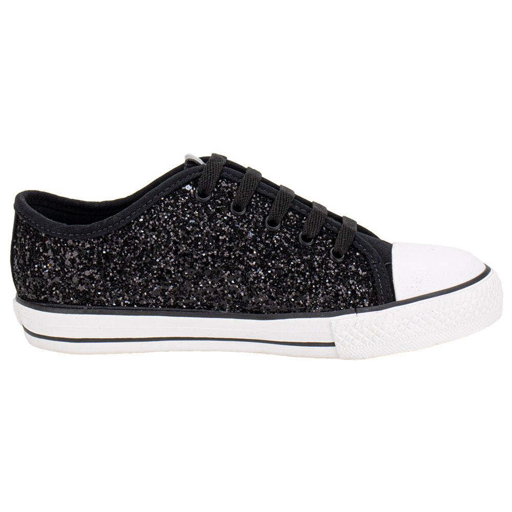TÊNIS INFANTIL MINI GLITTER DIVERSÃO DI2310 Preto 5
