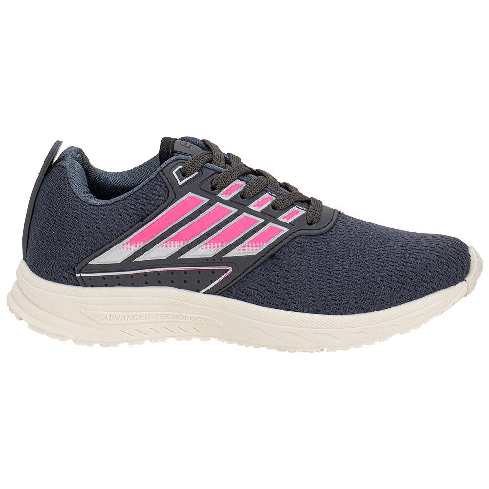 TÊNIS FEMININO ZEUZ 107NX-A Cinza/Rosa 5
