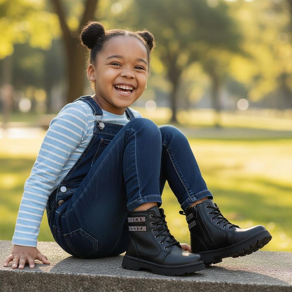 BOTA INFANTIL COTURNO LILY KIDS 16045 Preto 2