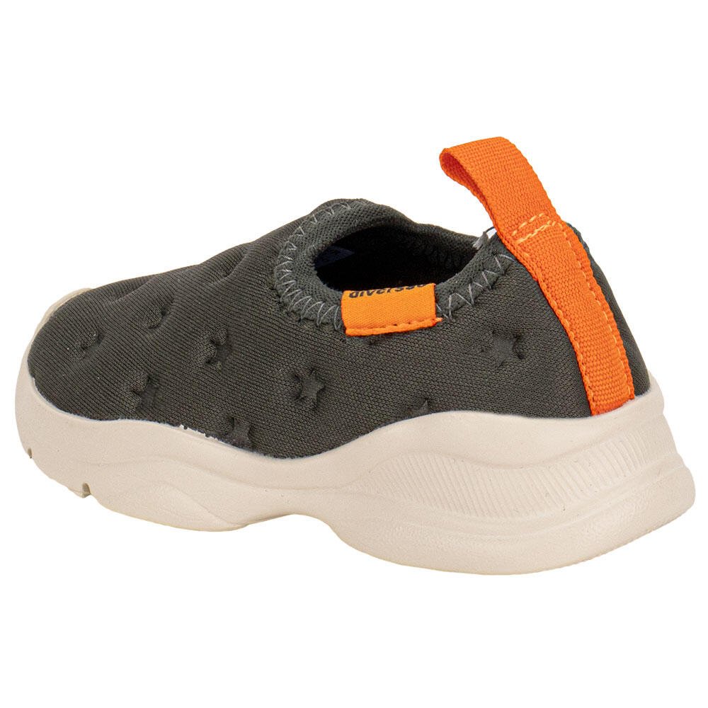 TÊNIS INFANTIL SLIP ON BABY NUVEM DIVERSÃO DI2383 Verde 3