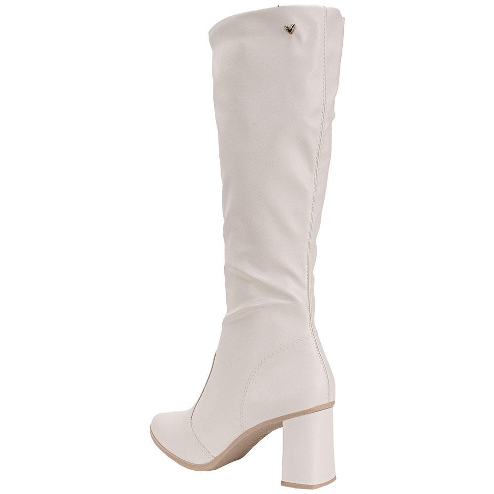 BOTA FEMININA CANO ALTO MISSISSIPI J0841 Branco 3