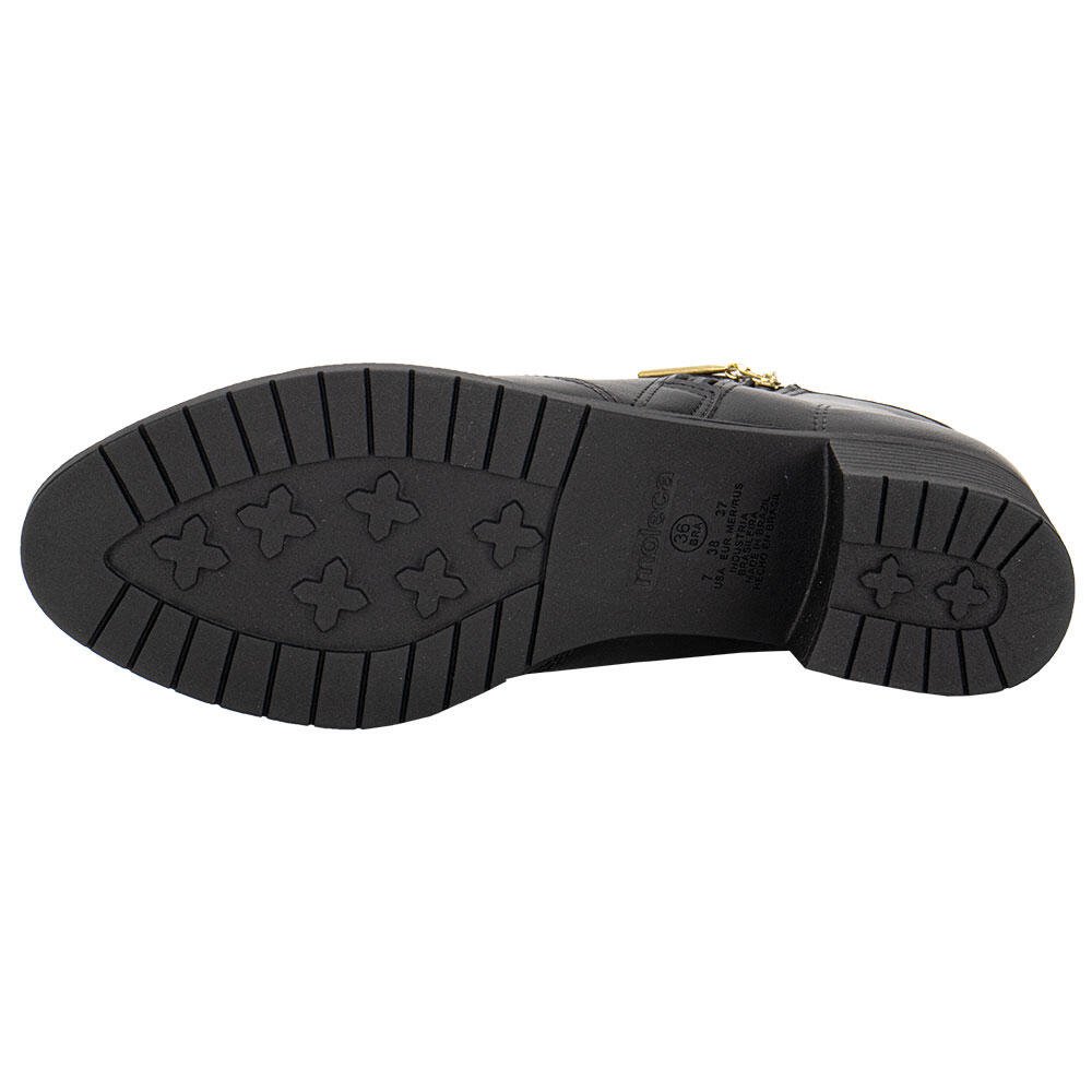 BOTA FEMININA CANO BAIXO MOLECA 5346107 Preto 4