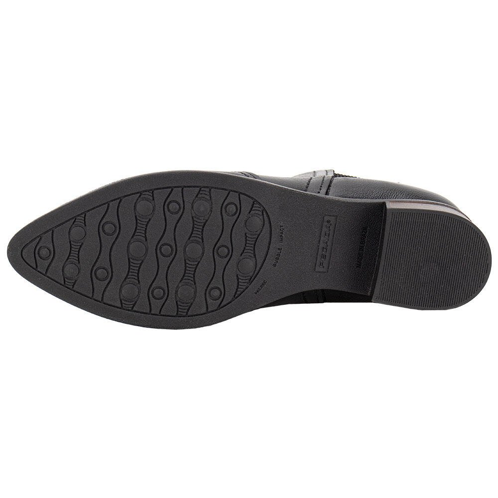 BOTA FEMININA CANO BAIXO PEGADA 282502 Preto 4