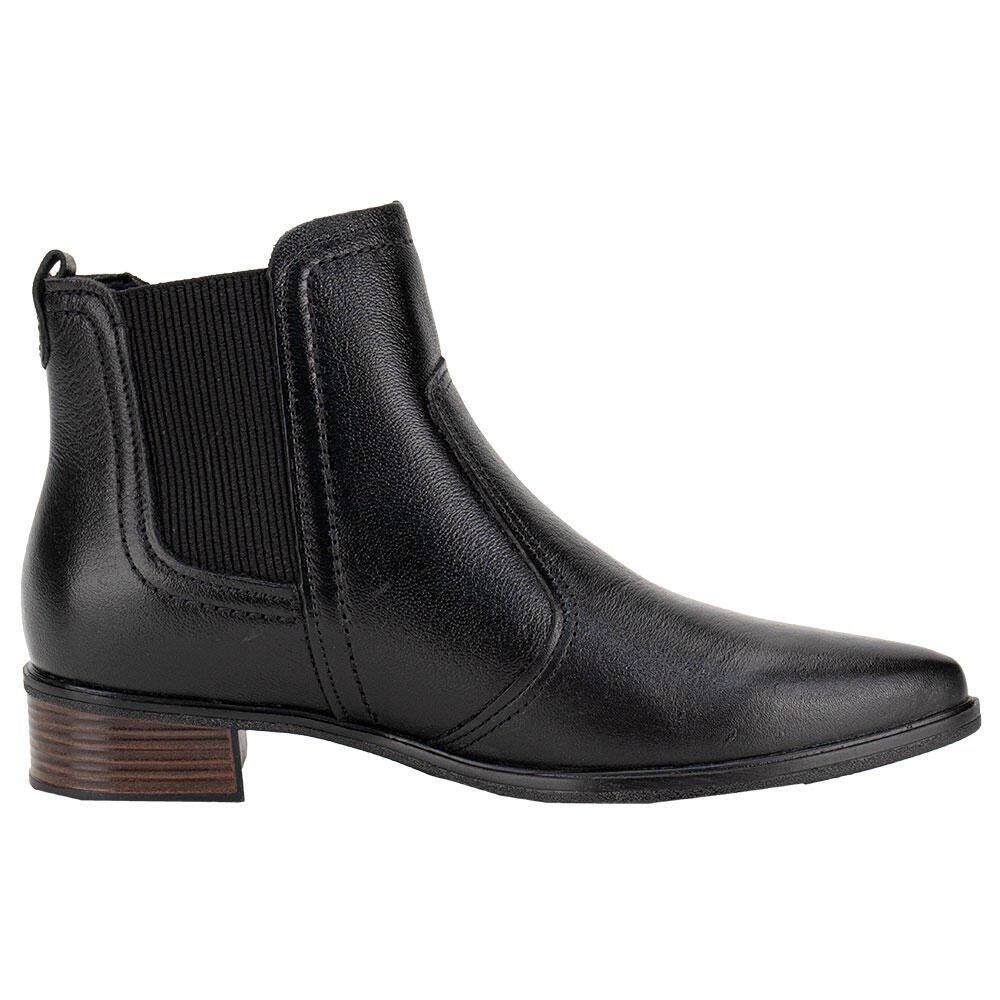BOTA FEMININA CANO BAIXO PEGADA 282502 Preto 5
