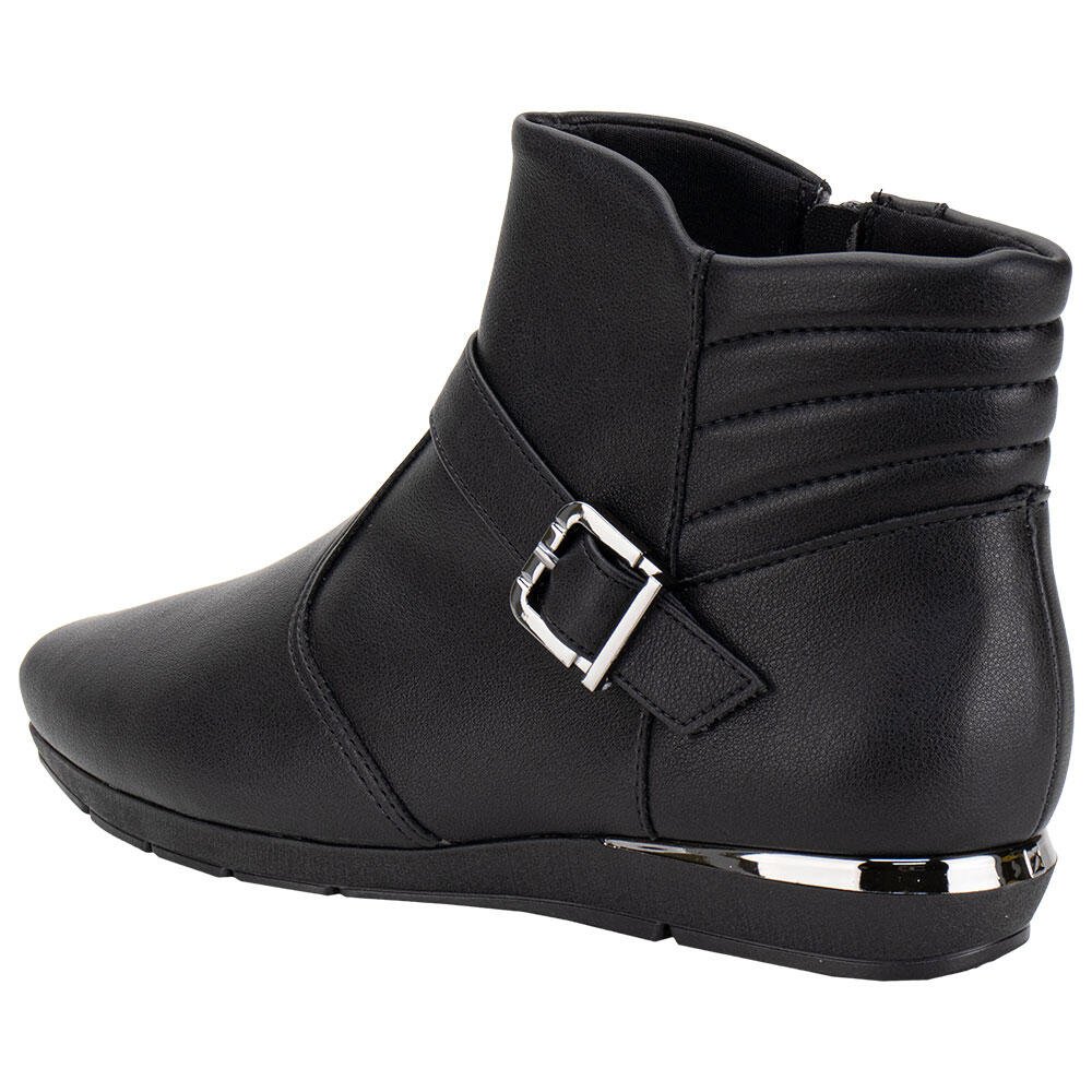 BOTA FEMININA CANO BAIXO MAXI PICCADILLY 147332 Preto 3