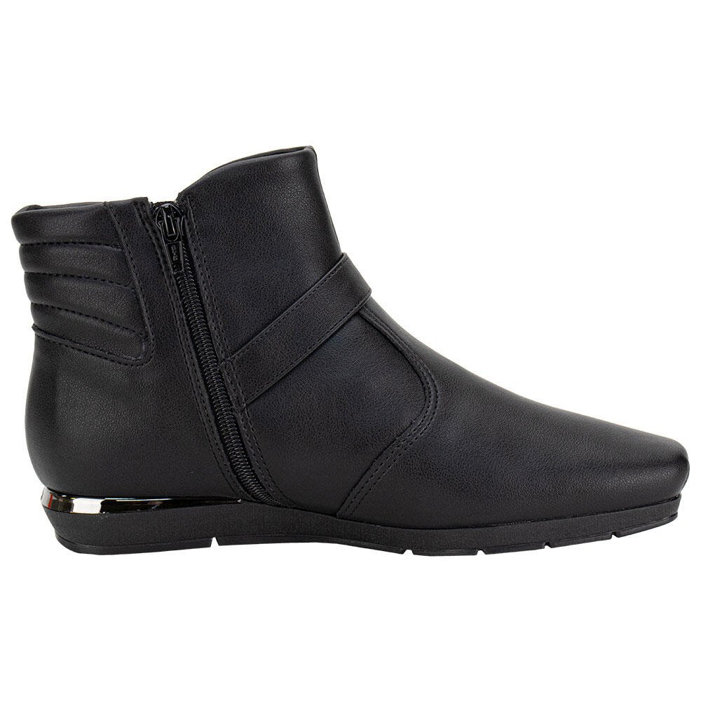 BOTA FEMININA CANO BAIXO MAXI PICCADILLY 147332 Preto 5
