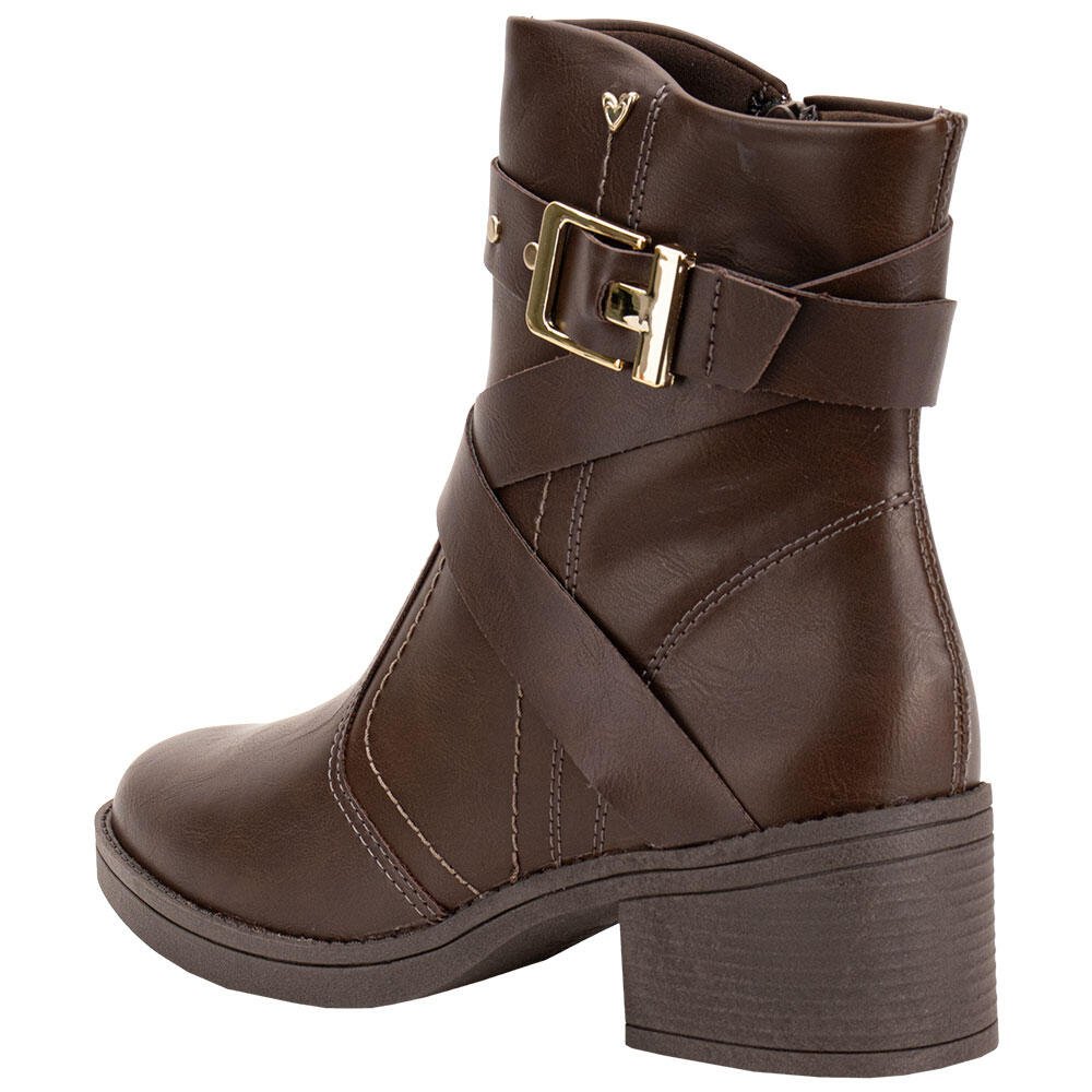 BOTA FEMININA CANO BAIXO MISSISSIPI J1371 Marrom 3
