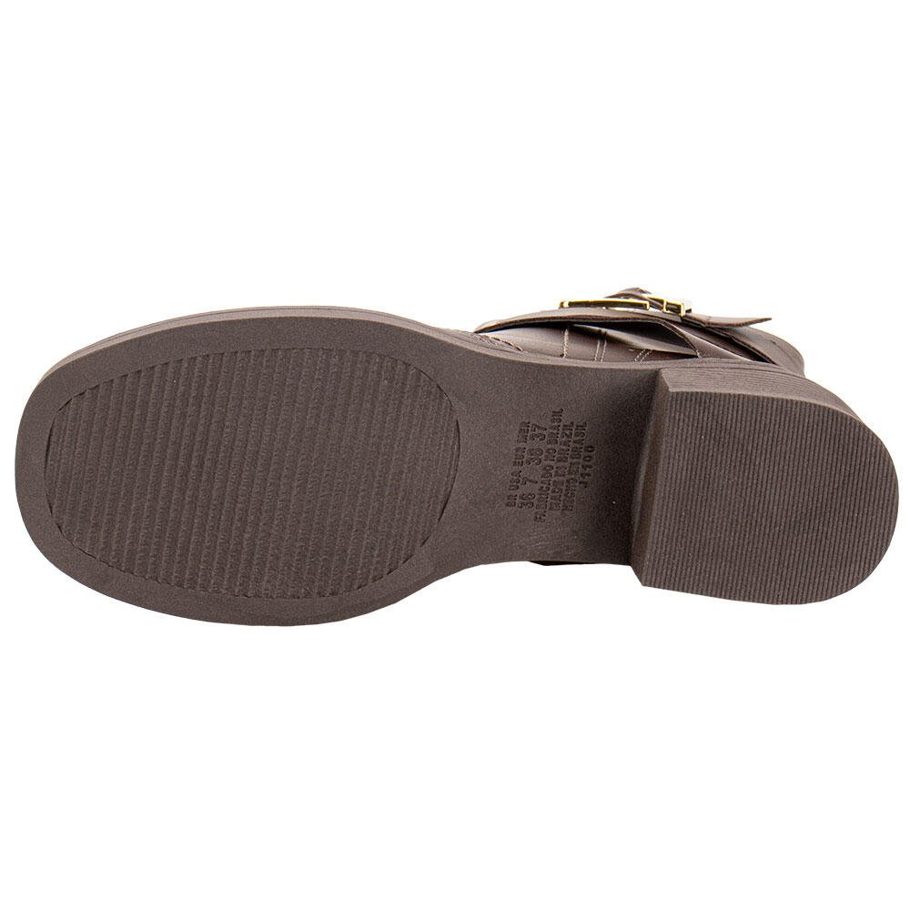 BOTA FEMININA CANO BAIXO MISSISSIPI J1371 Marrom 4