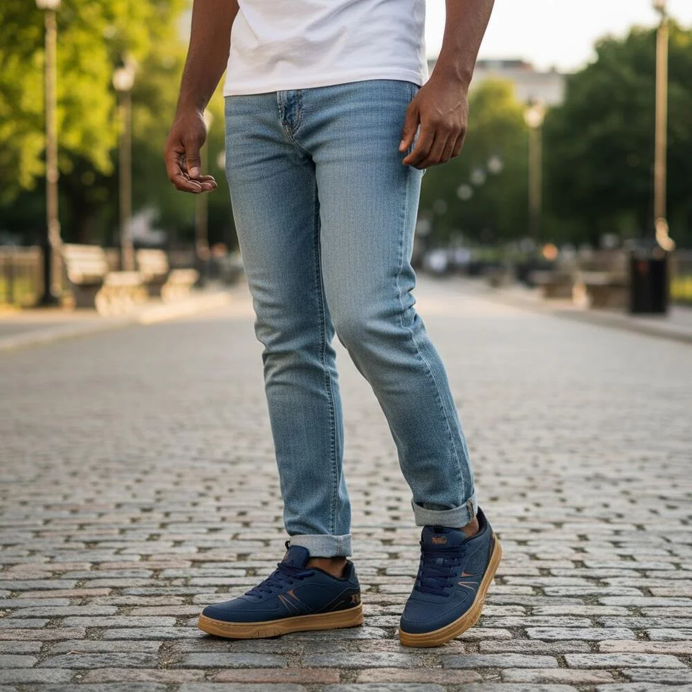 TÊNIS MASCULINO RED NOSE RNVM603 Azul Marinho/Bege 2