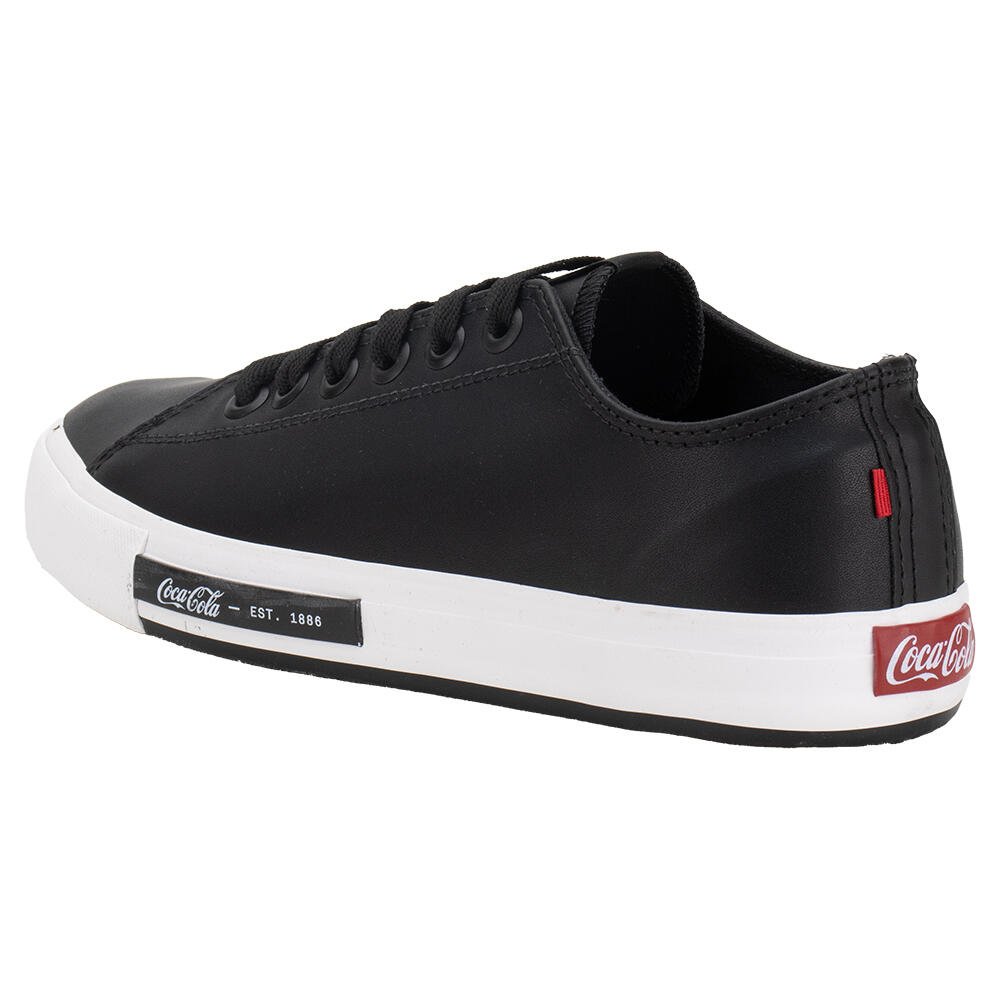 TÊNIS MASCULINO DAYTONA CLASSIC COCA-COLA CC2131 Preto/Branco 3