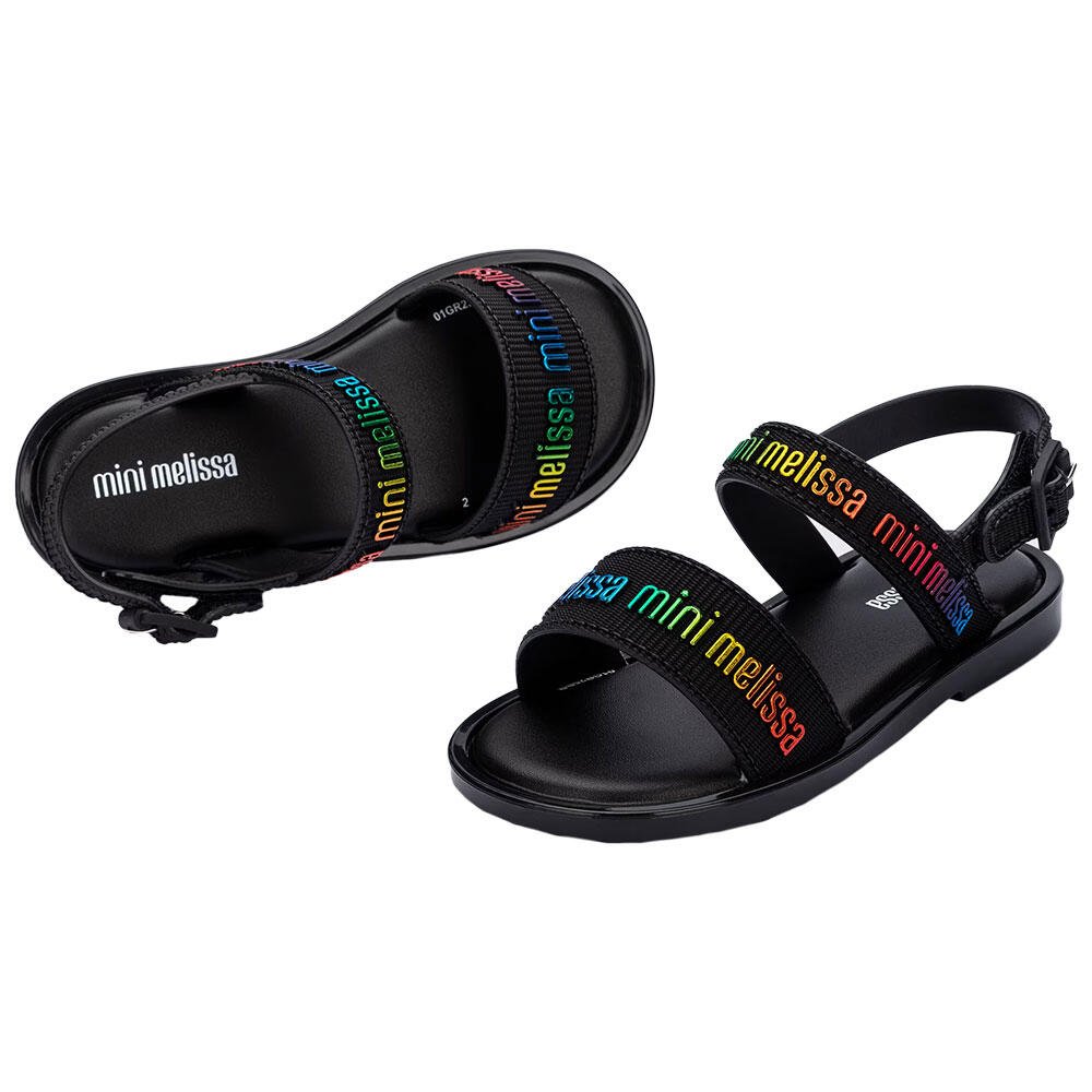 MINI MELISSA MAR SANDAL M LOVER BABY 36112 Preto 4