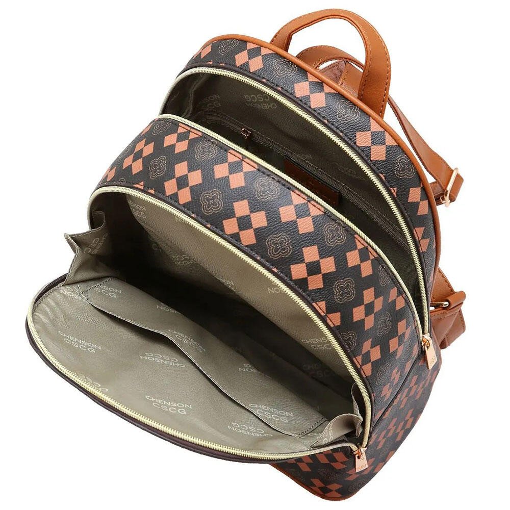 MOCHILA FEMININA CHENSON CG85293 Marrom 5