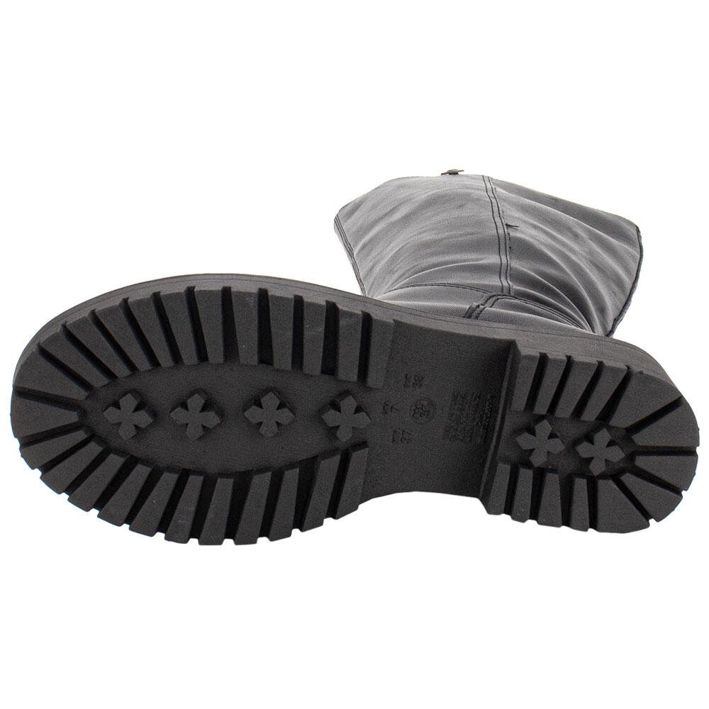 BOTA FEMININA CANO ALTO VIA MARTE 005009 Preto 4