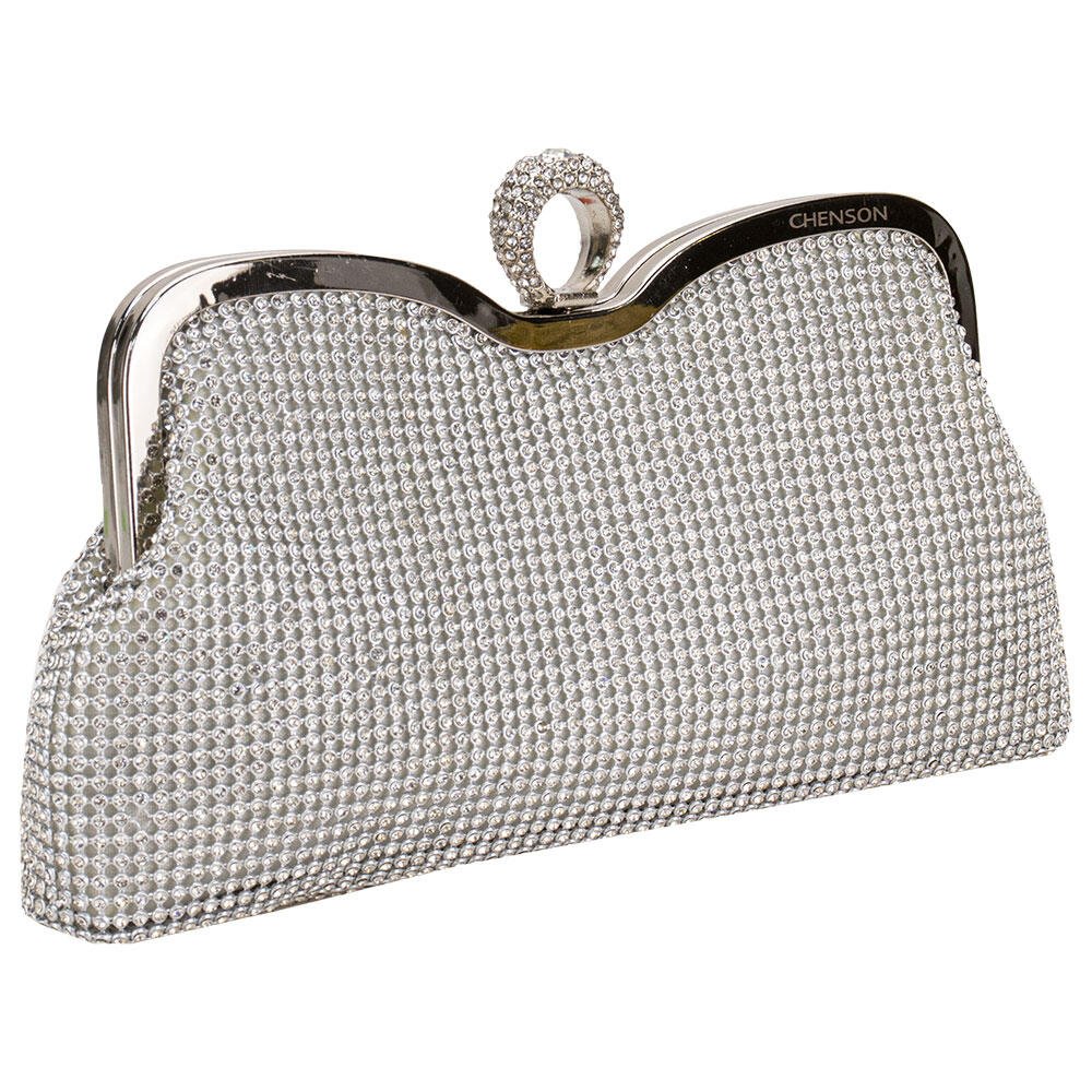 BOLSA FEMININA FESTA CHENSON CG82607 Prata 3