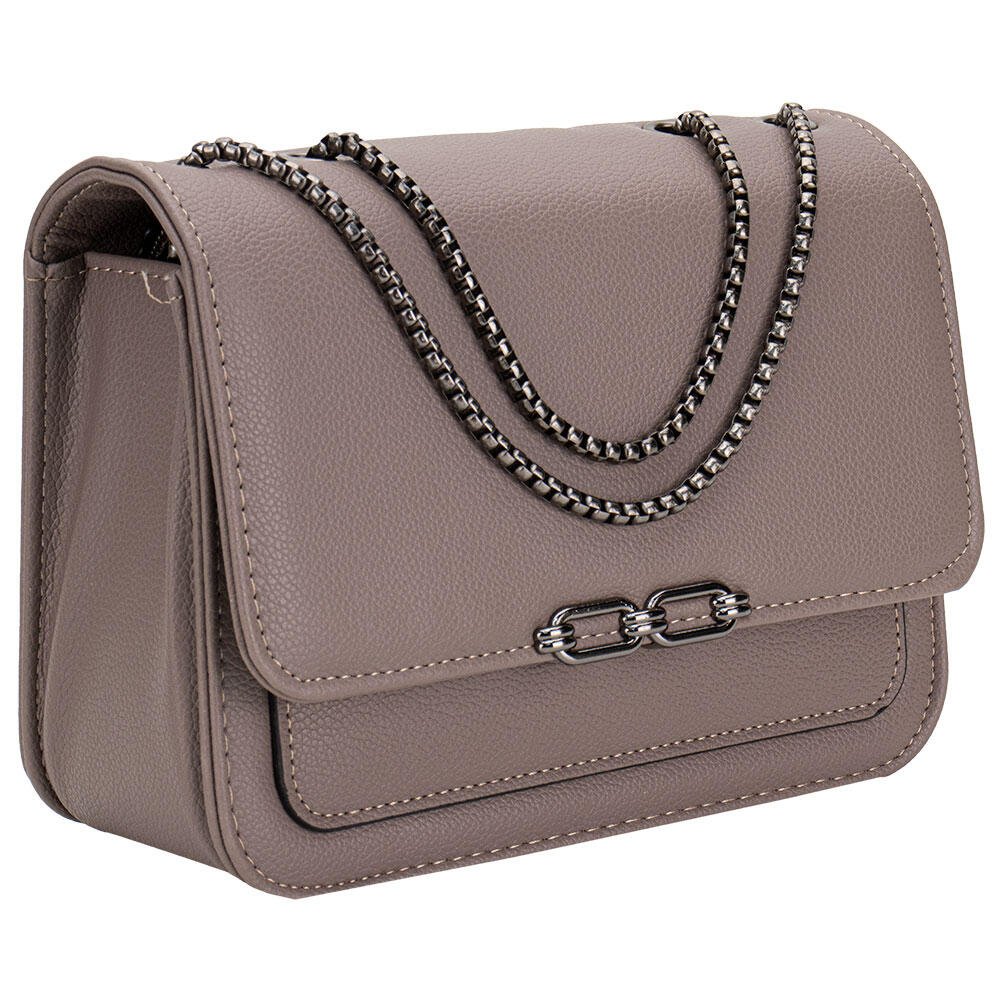 BOLSA FEMININA TRANSVERSAL H.E Q9811 Taupe 3