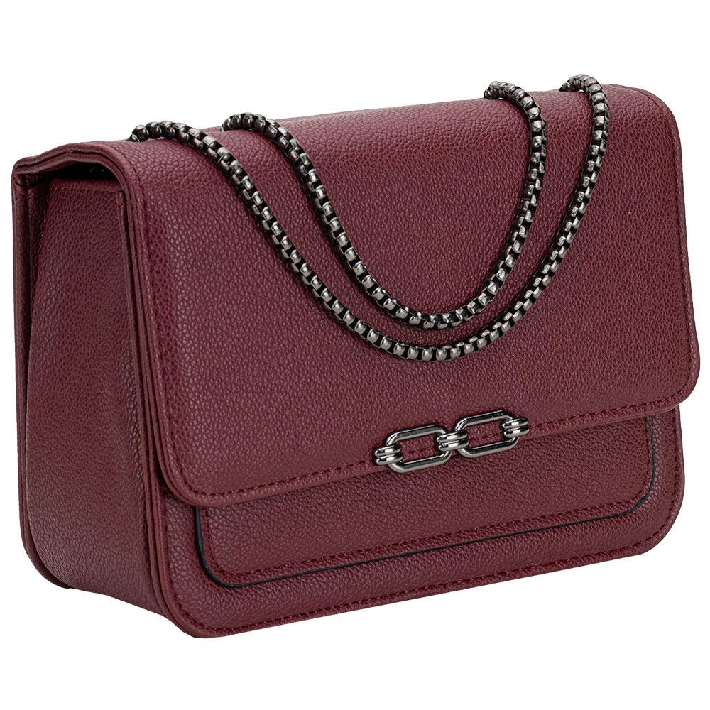 BOLSA FEMININA TRANSVERSAL H.E Q9811 Vinho 3