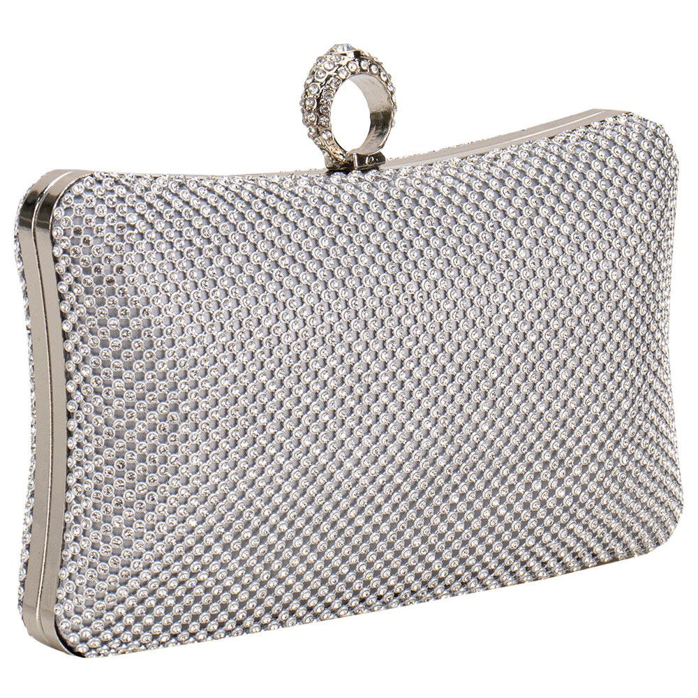 BOLSA FEMININA FESTA CHENSON CG82598 Prata 3