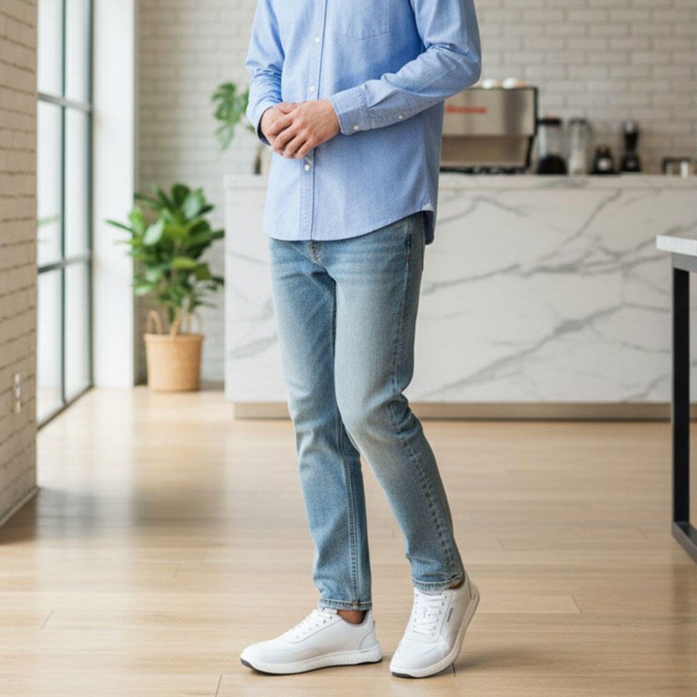 TÊNIS MASCULINO CASUAL BRSPORT 2297114 Branco 2