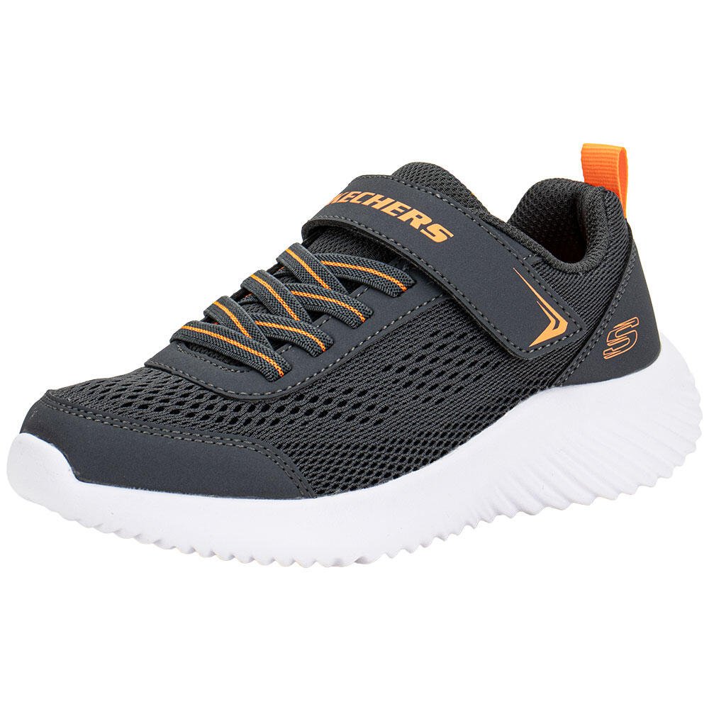 TÊNIS INFANTIL BOUNDER - QUANTA PACER SKECHERS 403822L Azul Marinho