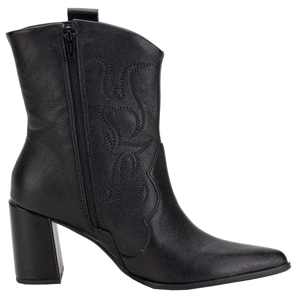 BOTA FEMININA COUNTRY CANO BAIXO RAMARIM 2656102 Preto 5