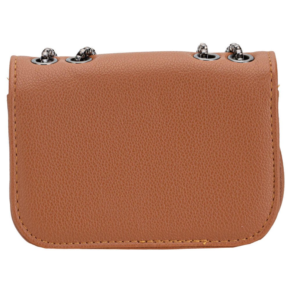 BOLSA FEMININA TRANSVERSAL PEQUENA H.E Q9811 Caramelo 4