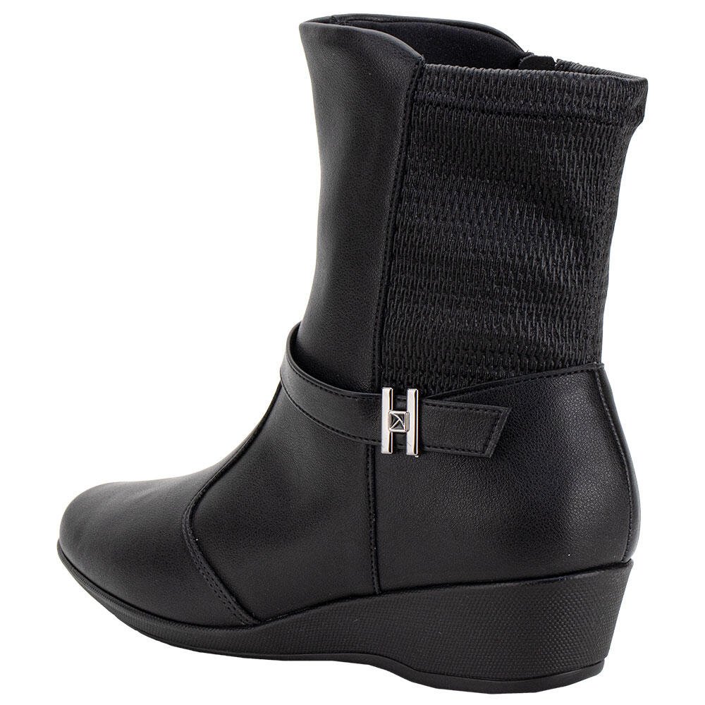 BOTA FEMININA CANO BAIXO PICCADILLY 143250 Preto 3