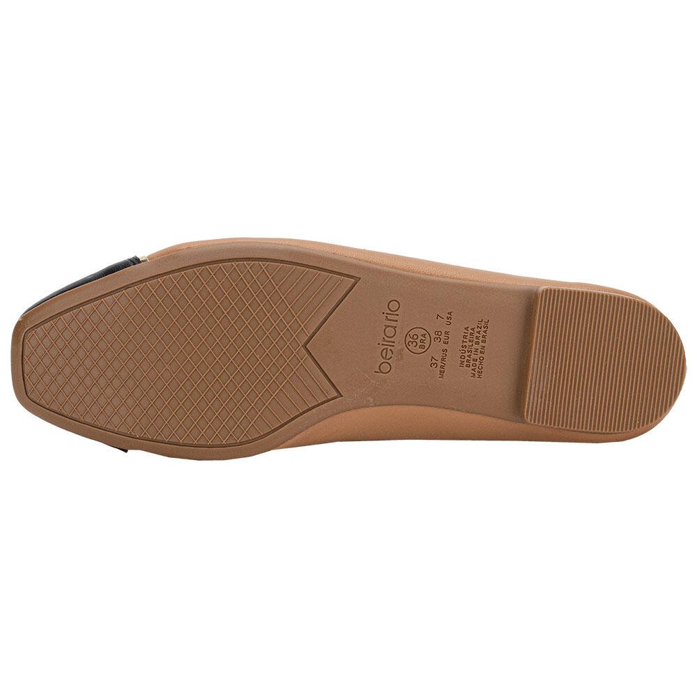SAPATILHA FEMININA FLAT BEIRA RIO 4267212 Caramelo 4