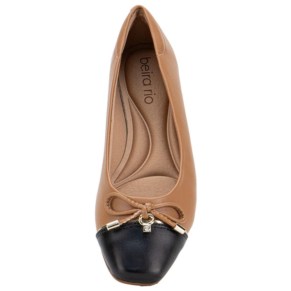 SAPATILHA FEMININA FLAT BEIRA RIO 4267212 Caramelo 5