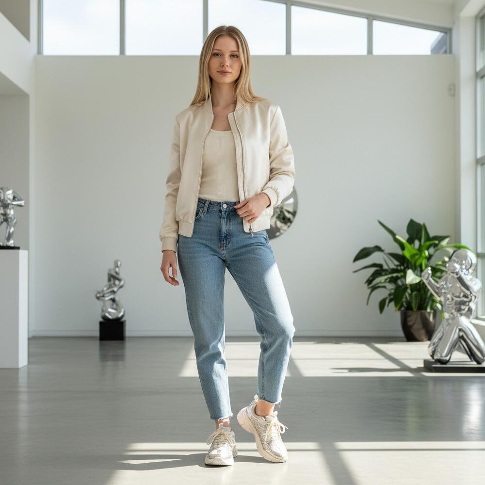 TÊNIS FEMININO CHUNKY VIA MARTE 369002 Bege 2
