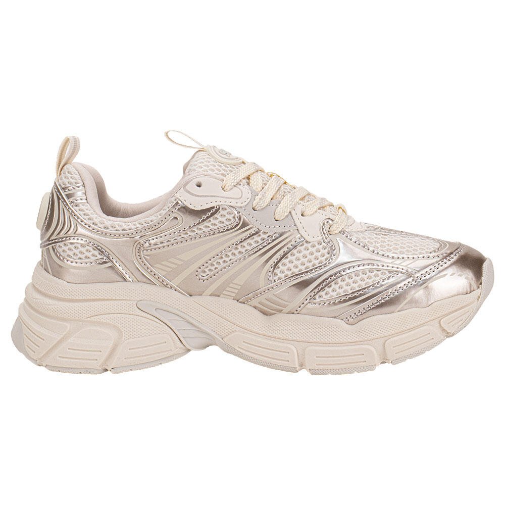 TÊNIS FEMININO CHUNKY VIA MARTE 369002 Bege 5