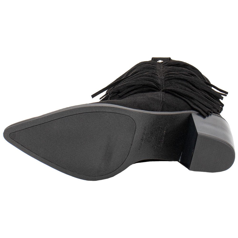 BOTA FEMININA COUNTRY CANO MÉDIO MOLECA 5355101 Preto 4
