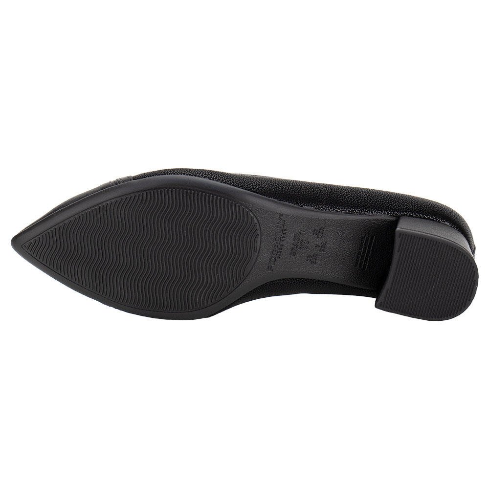 SCARPIN FEMININO SALTO GROSSO PICCADILLY 739099 Preto 4