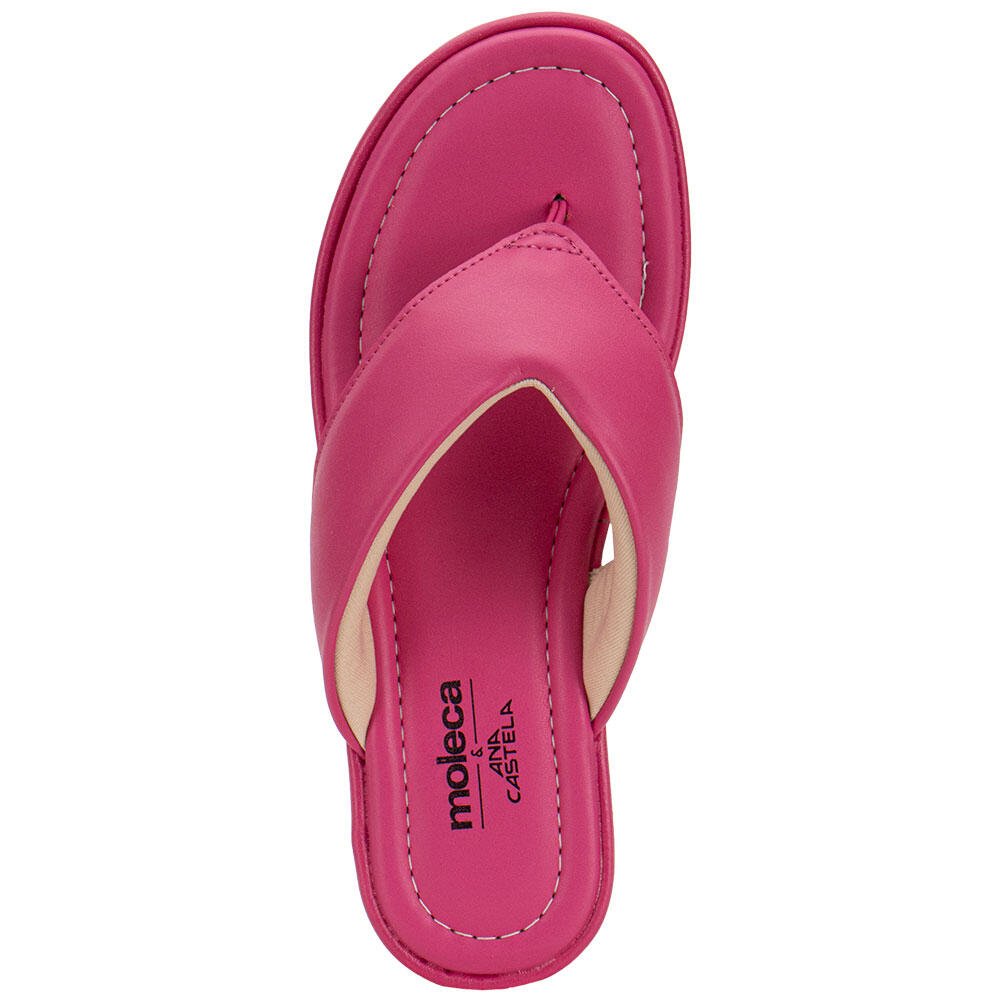 TAMANCO FEMININO ANABELA MOLECA 5566301 Rosa 5