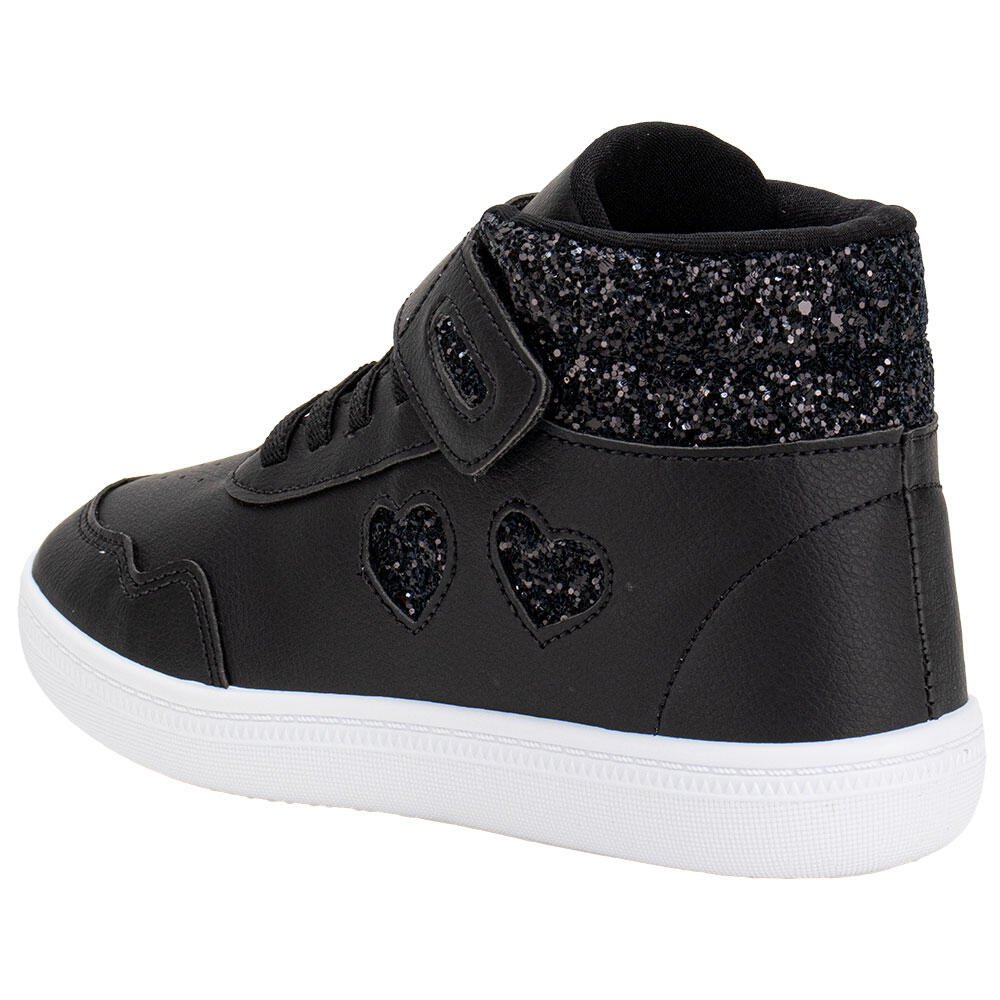 TÊNIS INFANTIL CANO ALTO IZALU 43019IZ Preto 3