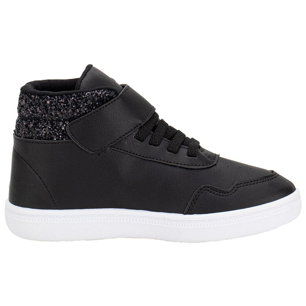 TÊNIS INFANTIL CANO ALTO IZALU 43019IZ Preto 5