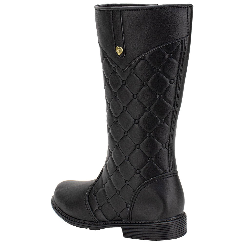 BOTA INFANTIL NATHIELLY 074009 Preto 3