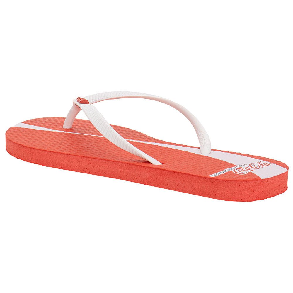 CHINELO FEMININO SHARE COKE COCA COLA CC4715 Vermelho 4