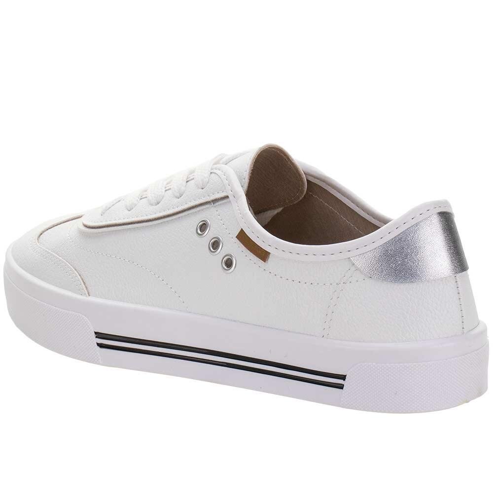 TÊNIS FEMININO CASUAL MOLECA 5667758 Branco 3