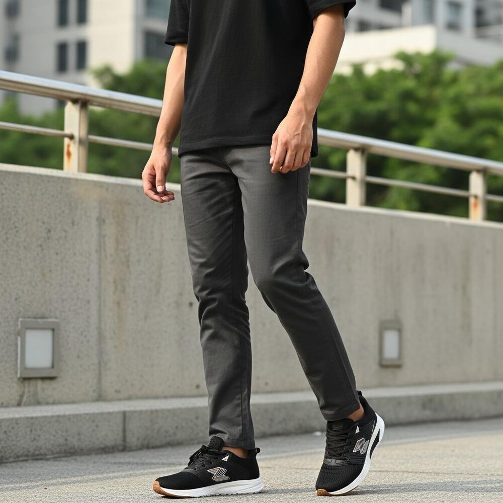 TÊNIS MASCULINO ZEUZ 113NX Preto/Branco 2