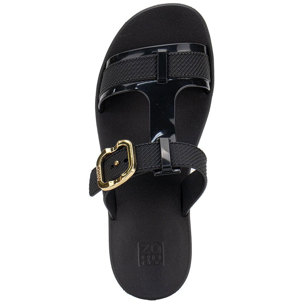 TAMANCO FEMININO NEW UP FLAT ZAXY 19280 Preto 5
