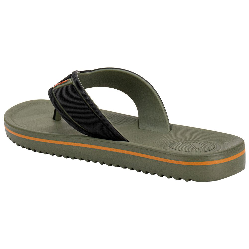 CHINELO MASCULINO TRACE DUO RIDER 12650 Preto/Verde 4