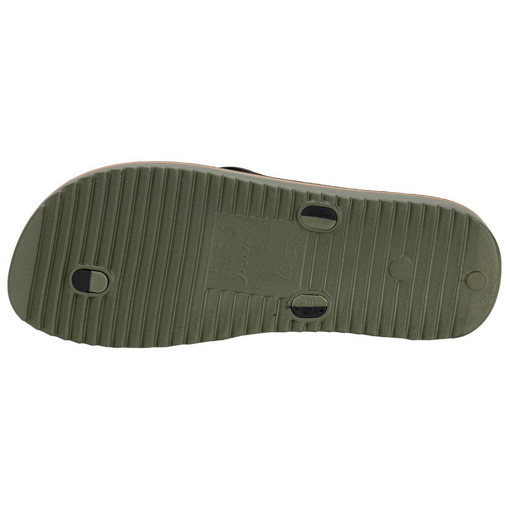 CHINELO MASCULINO TRACE DUO RIDER 12650 Preto/Verde 5