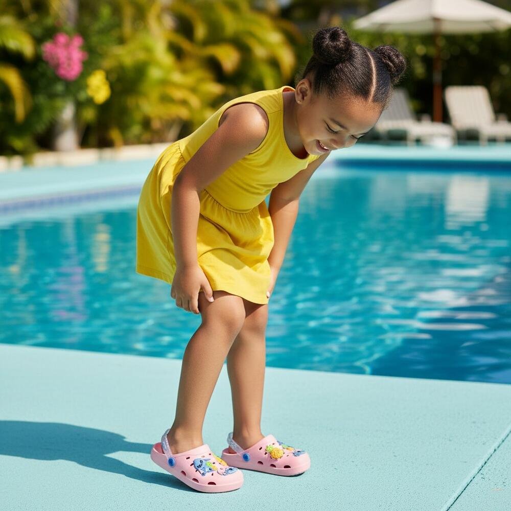 CLOG INFANTIL DISNEY SMILE GRENDENE KIDS 23348 Rosa 2
